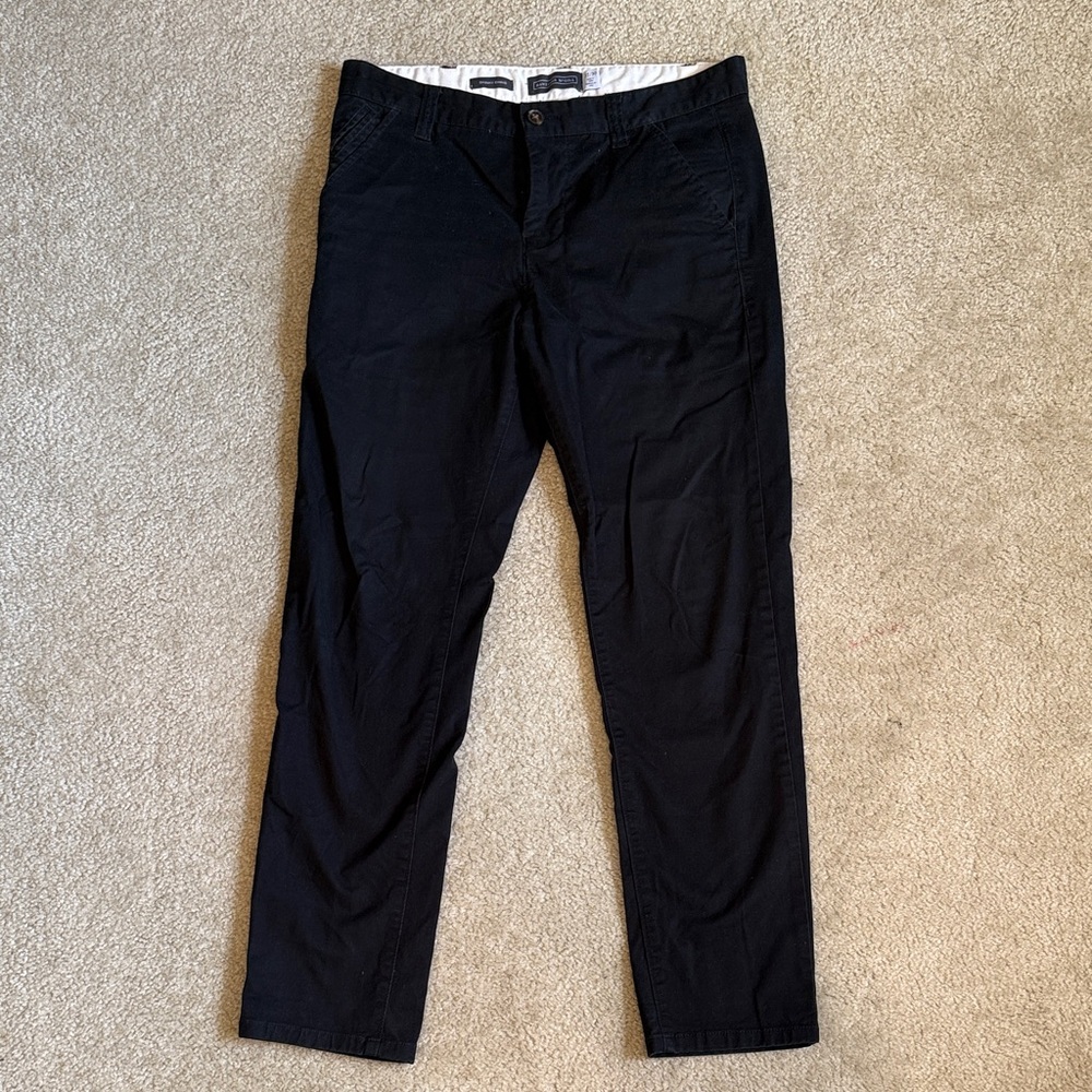 Hawkings McGill Black Skinny Fit Chino